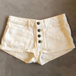 White American apparel shorts